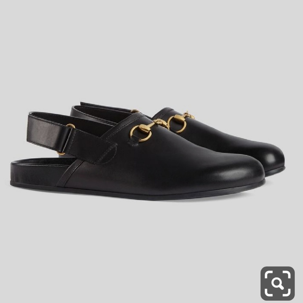 Gucci Leather horsebit Leather Slipper Mens Size 1